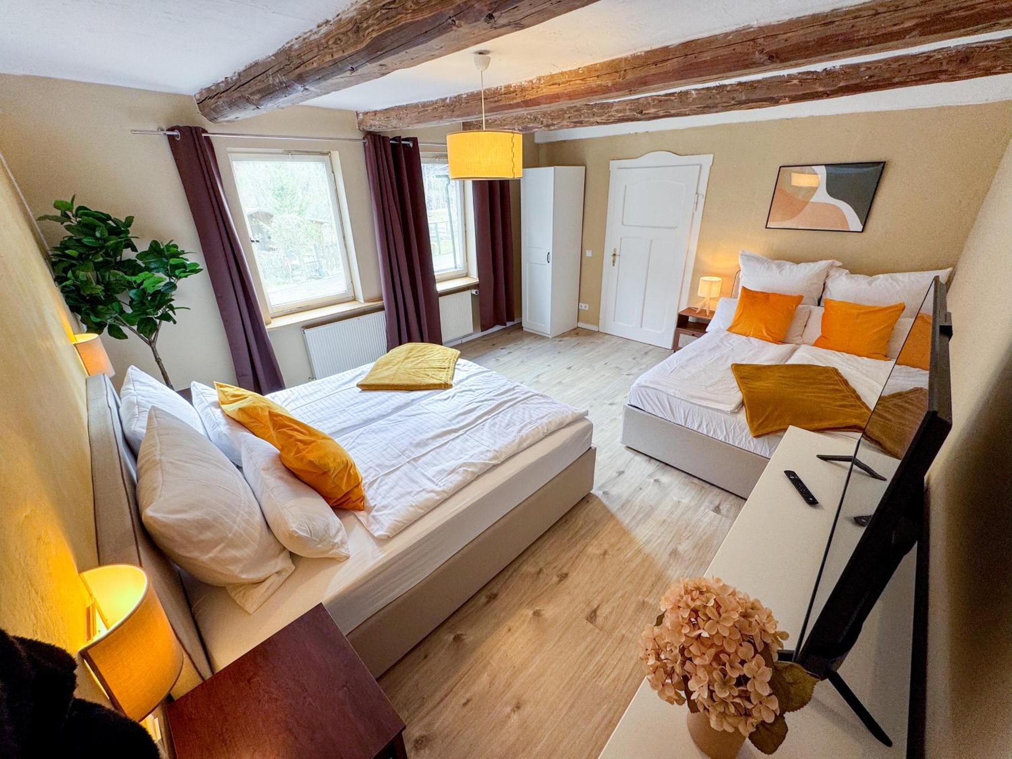 Haus Ludwig - Saniertes Fachwerkhaus Im Harz - 12 Personen Villa Thale Bagian luar foto